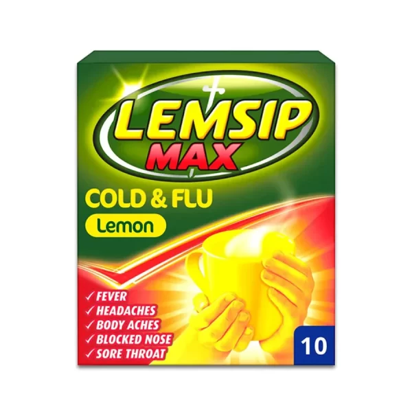 Lemsip  max Cold&Flu Lemon 10`S