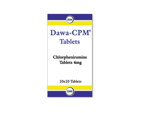 Dawa-cpm(piriton) 4mg Tabs 20s
