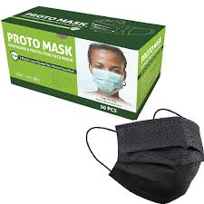 disposable masks black 50