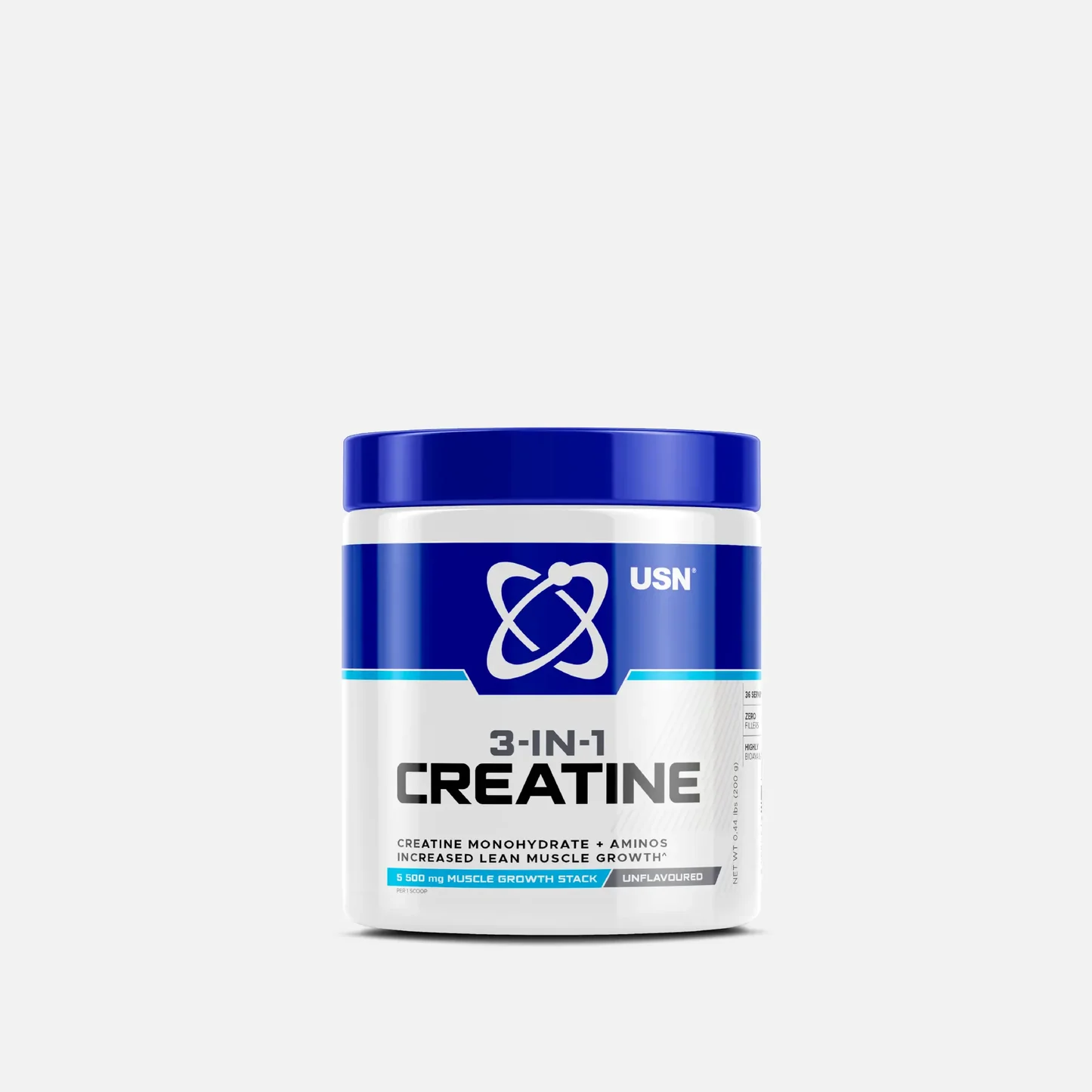 3-in-1 Creatine Monohydrate & Aminos 200G UNFLAVOURED