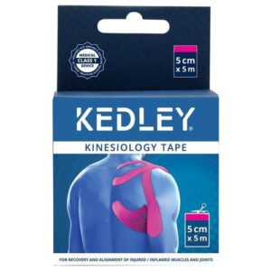 KEDLEY KINESIOLOGY TAPE -PINK (5CM X 5M)