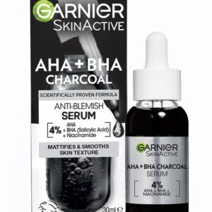 GARNIER AHA BHA CHARCOAL ANTI-IMPERFECTION SERUM 30 ML