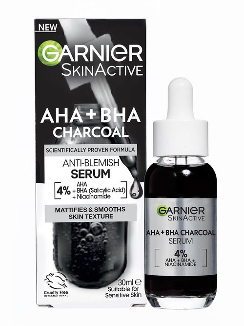 GARNIER AHA BHA CHARCOAL ANTI-IMPERFECTION SERUM 30 ML