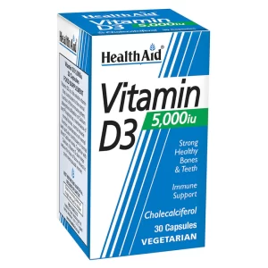 HEALTH AID VITAMIN D3 5000IU 30S