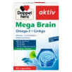 Doppelherz aktiv Mega Brain Omega-3 + Ginkgo caps 60s