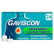 GAVISCON PEPPERMINT TABLET 24S