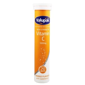 VALUPAK VITAMIN C 1000MG EFF TABLETS 20`S