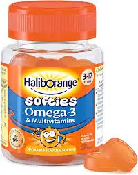 Haliborange Omega3 & Multivit Orange Softies 30s