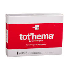 Tot'hema Liquid Iron Manganese Anemia Treatment Ampoules 20 X 10ml